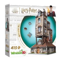 AreYouGame Wrebbit Harry Potter The Burrow Weasley Family Home 3D Puzzle - 415 Pieces* Puzzles
