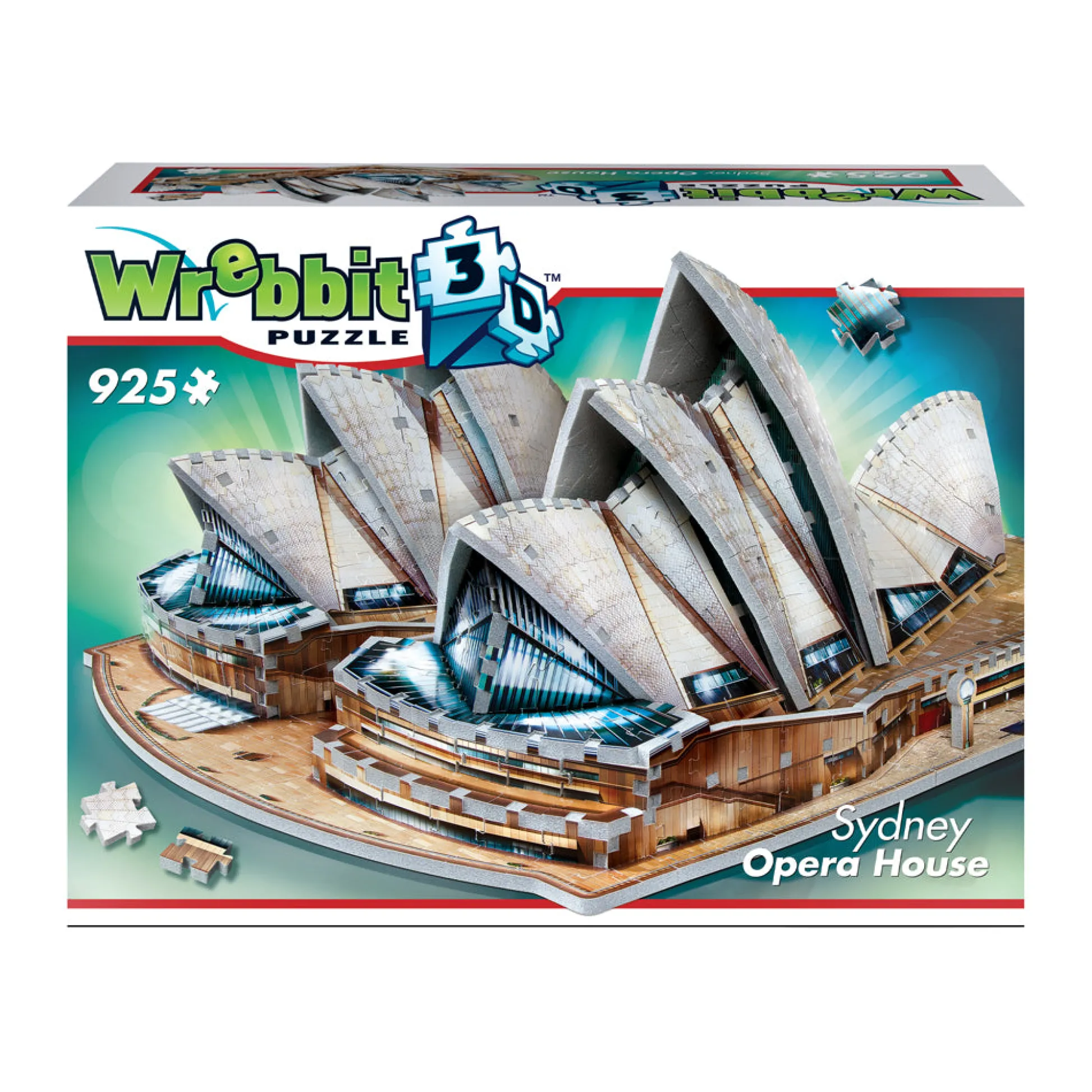 AreYouGame Wrebbit Sydney Opera House 3D Foam-Backed Puzzle - 925 pc* Puzzles