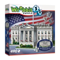 AreYouGame Wrebbit The White House 3D Foam Puzzle - 490 pc* Puzzles