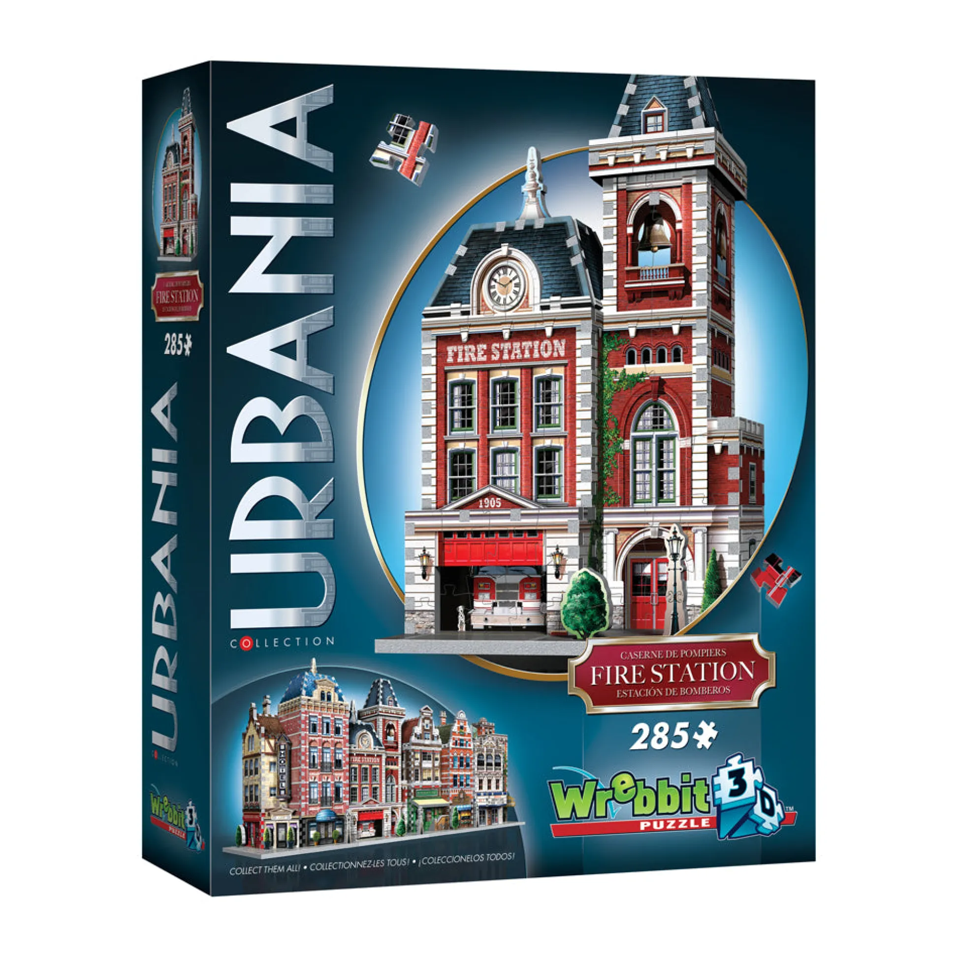 AreYouGame Wrebbit Urbania Collection Fire Station 3D Puzzle - 285 Pieces* Puzzles
