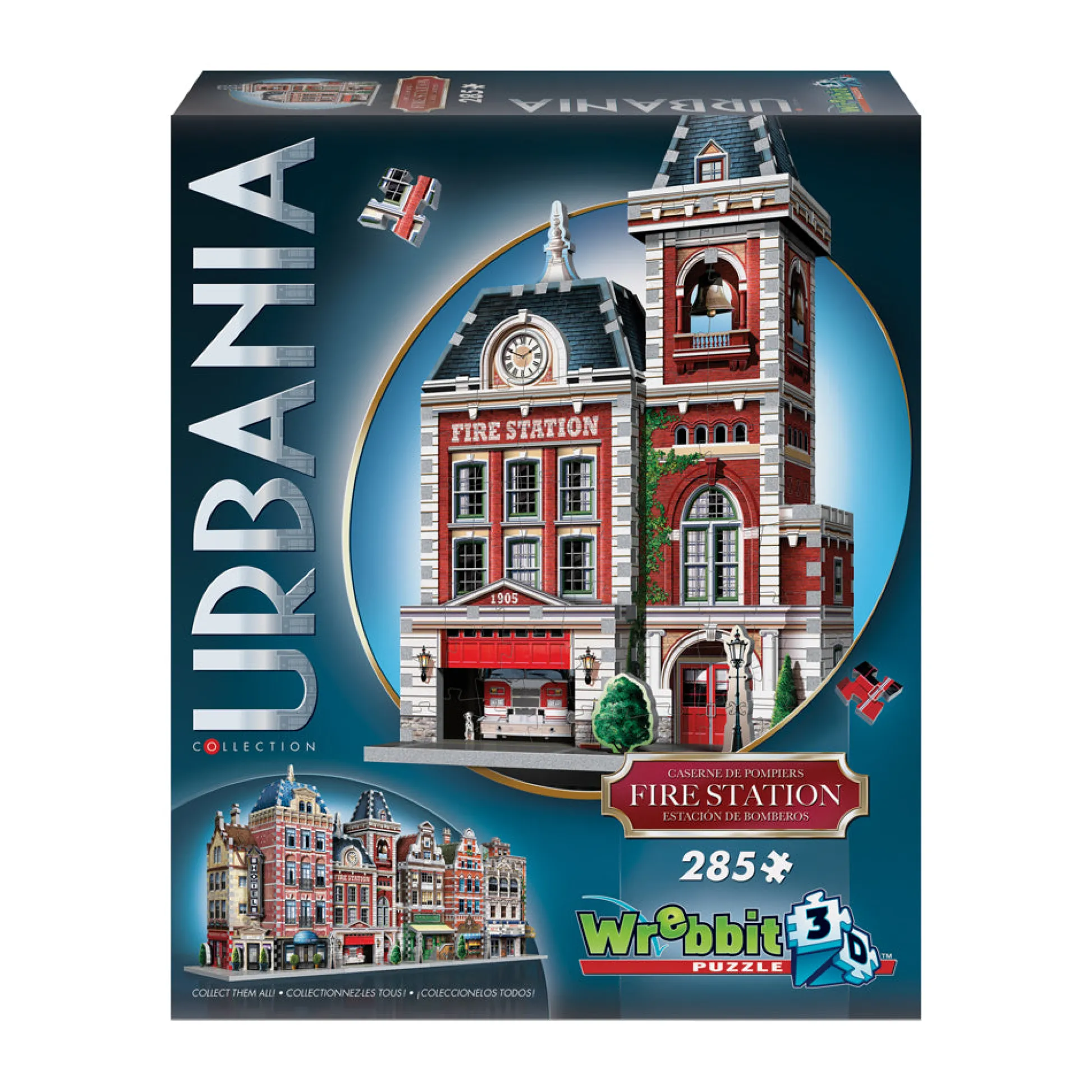 AreYouGame Wrebbit Urbania Collection Fire Station 3D Puzzle - 285 Pieces* Puzzles