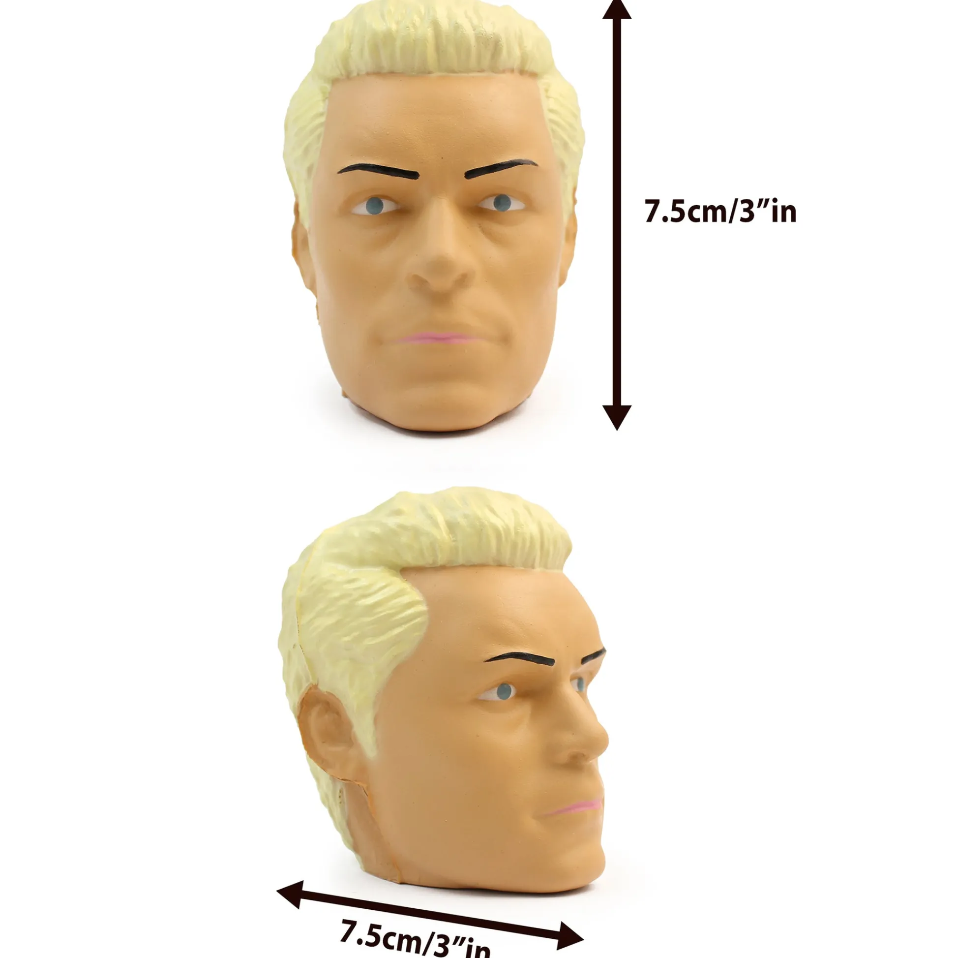 Flat River Group WWE Stress Heads Twin Pack - 3" Cody Rhodes & The Rock Squeeze Toys* Collectible Figures & Playsets