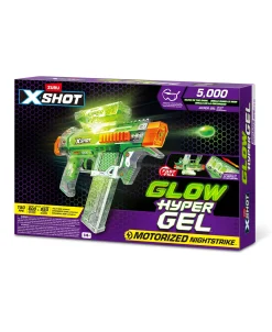 Macy's - Supplier X-Shot Hyper Gel Glow in the Dark Blaster Ultimate Nighttime Shooter* Nerf & Toy Blasters|Nerf & Toy Blasters