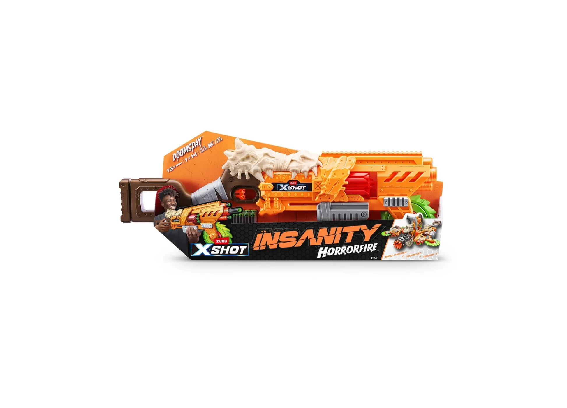 Macy's - Supplier X-Shot Insanity Horrorfire Chainsaw with Spinning Saw Blade* Nerf & Toy Blasters|Nerf & Toy Blasters