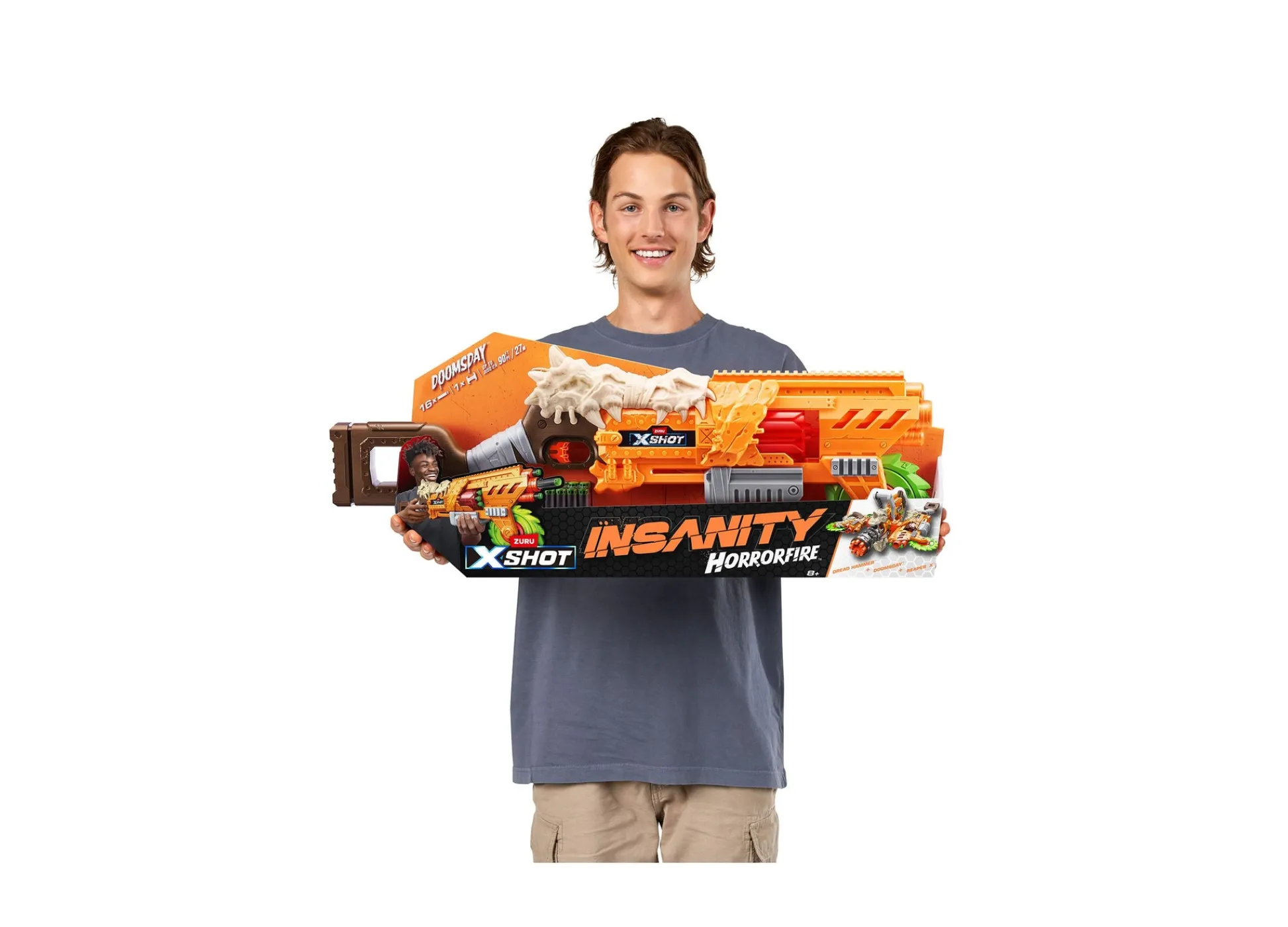 Macy's - Supplier X-Shot Insanity Horrorfire Chainsaw with Spinning Saw Blade* Nerf & Toy Blasters|Nerf & Toy Blasters