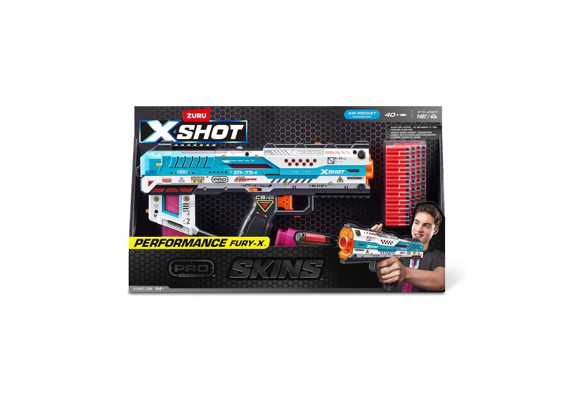 Macy's - Supplier X-Shot Skins Pro Series Fury-X Dart Blaster* Nerf & Toy Blasters|Nerf & Toy Blasters