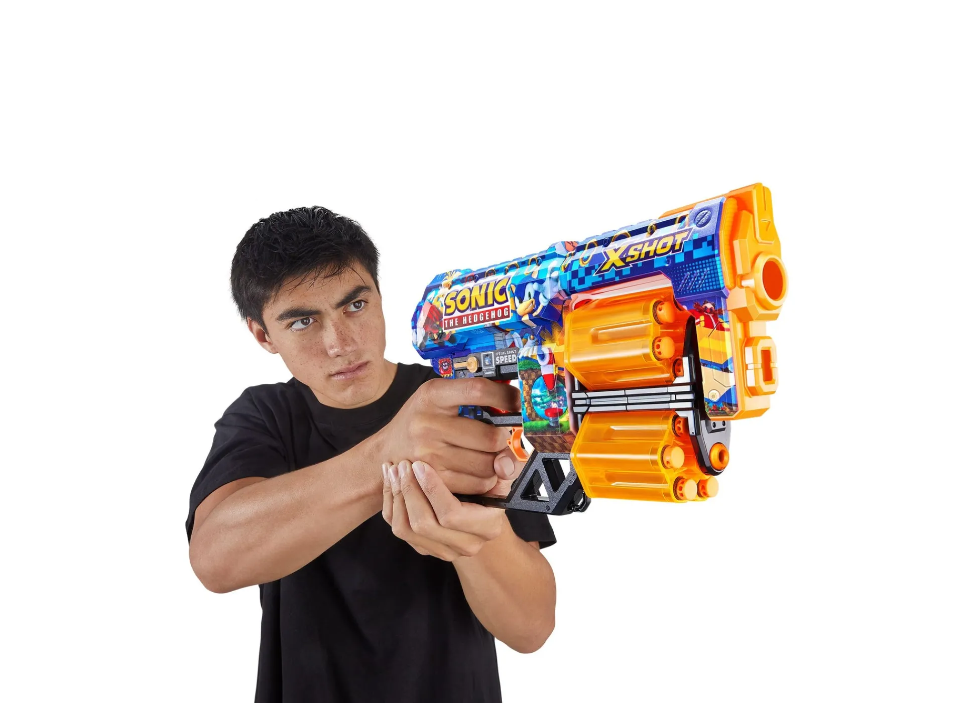 Macy's - Supplier X-Shot Zuru Sonic Skins Blast Adventure, 12 Darts* Nerf & Toy Blasters|Nerf & Toy Blasters