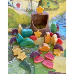 Educators Resource Yellow Door Fairy Tale Engraved Scenery Stones Play Set - 18 Pieces* Preschool Education Toys & Activities