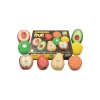 Educators Resource Yellow Door Fruit Sensory Play Stones, Set of 8 - Colorful Stone Fruit Collection* Preschool Education Toys & Activities