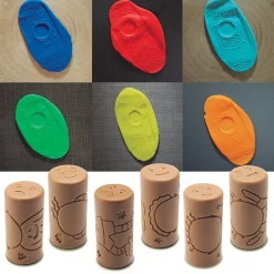 Educators Resource Yellow Door Let's Roll - Emotions - Interactive Learning Rollers* Clay, Dough & Sand Art|Social & Emotional Skills
