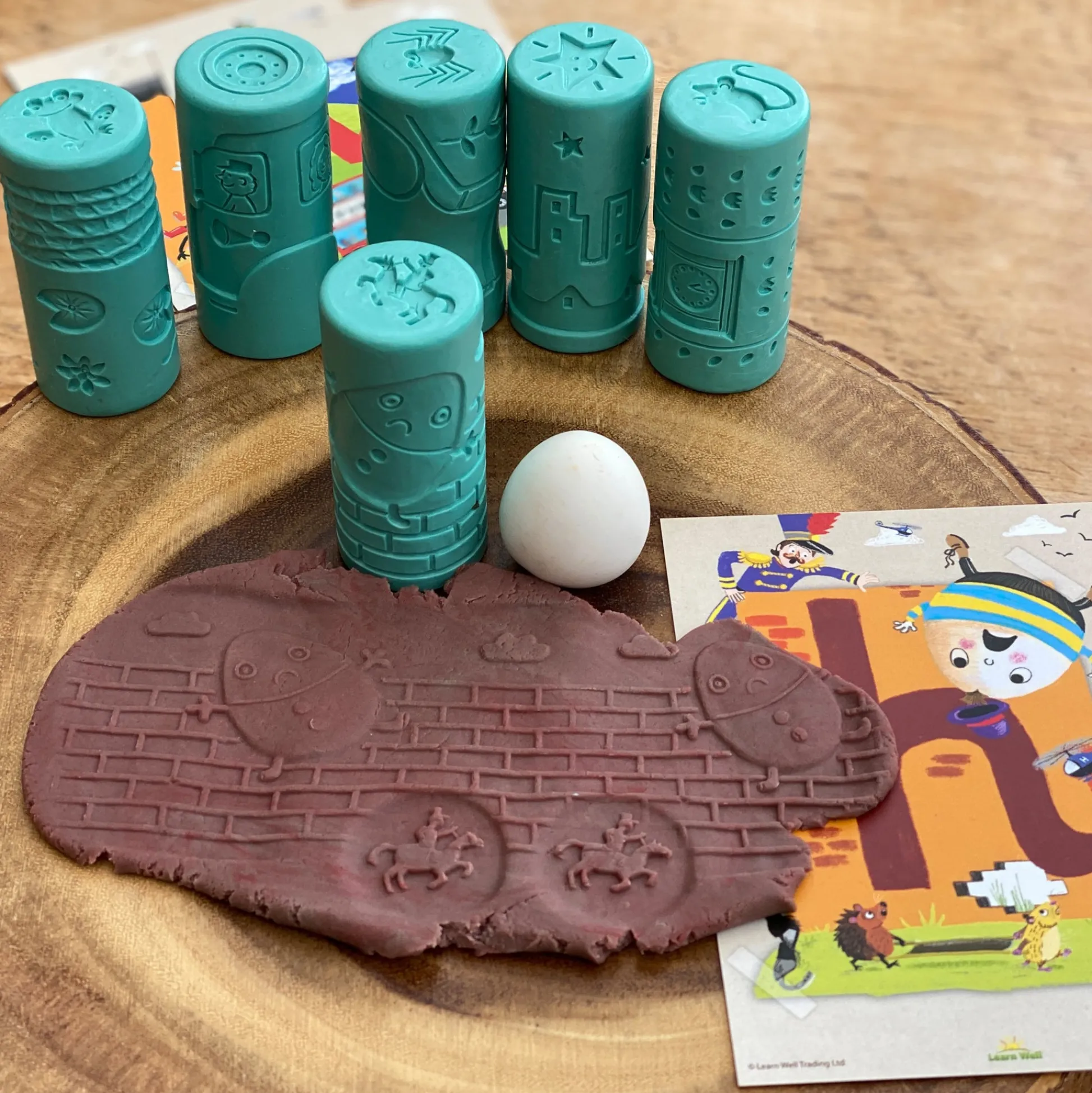 Educators Resource Yellow Door Let's Roll - Nursery Rhymes - Motor Skills Builder* Clay, Dough & Sand Art