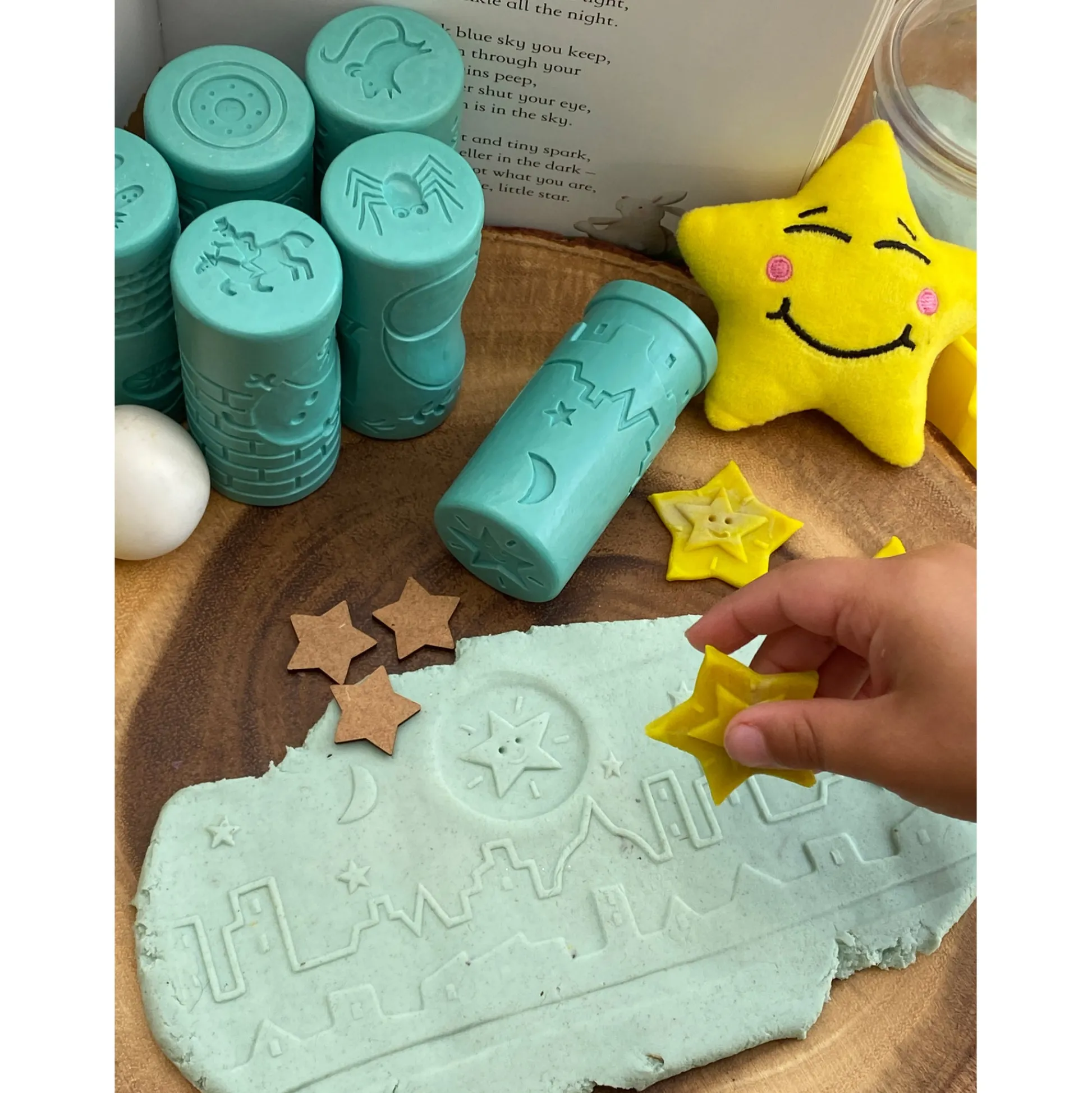 Educators Resource Yellow Door Let's Roll - Nursery Rhymes - Motor Skills Builder* Clay, Dough & Sand Art