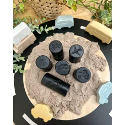 Educators Resource Yellow Door Let's Roll Transport Adventure Set - 6 Piece* Clay, Dough & Sand Art