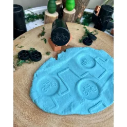 Educators Resource Yellow Door Let's Roll Transport Adventure Set - 6 Piece* Clay, Dough & Sand Art