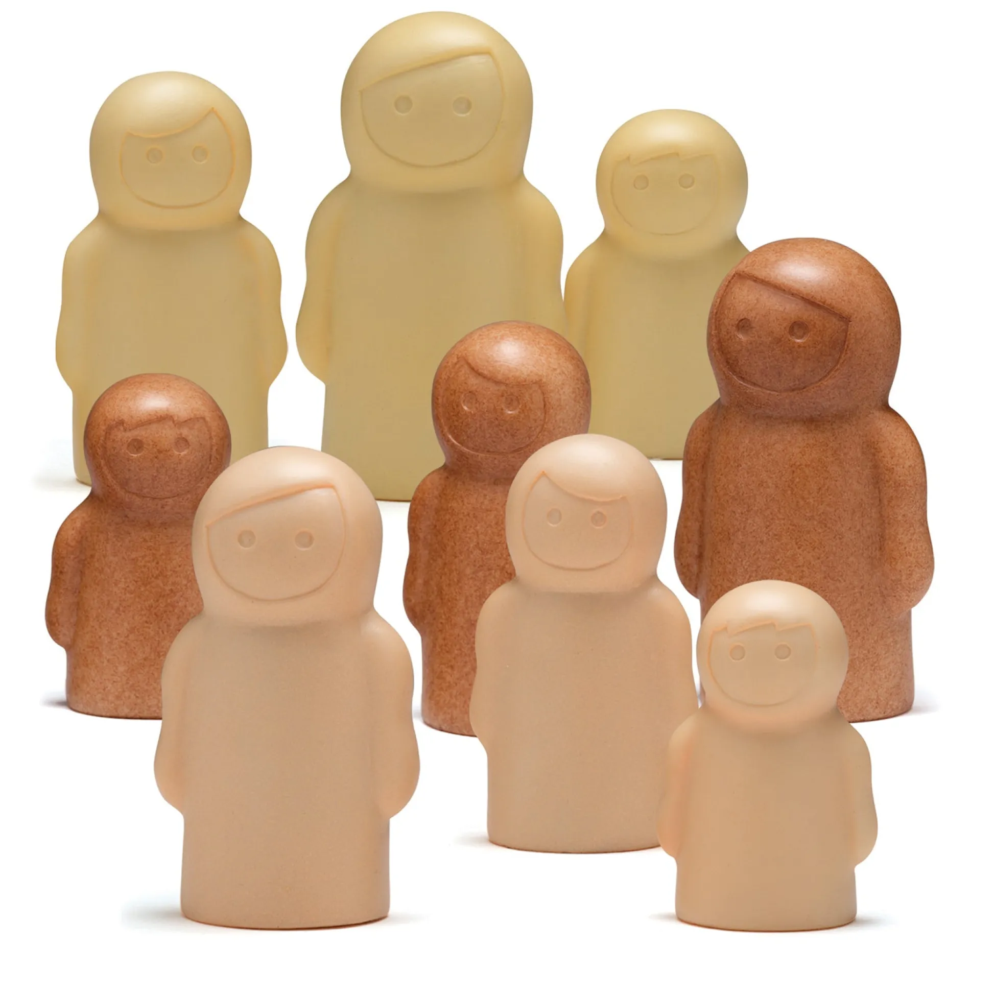 Educators Resource Yellow Door Little People Sensory Play Set – 9 Stone Mix Figures* Social & Emotional Skills|Preschool Education Toys & Activities