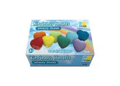 Educators Resource Yellow Door Multi-Color Kindness Heart Stones Set - Assorted Colors* Social & Emotional Skills|Preschool Education Toys & Activities