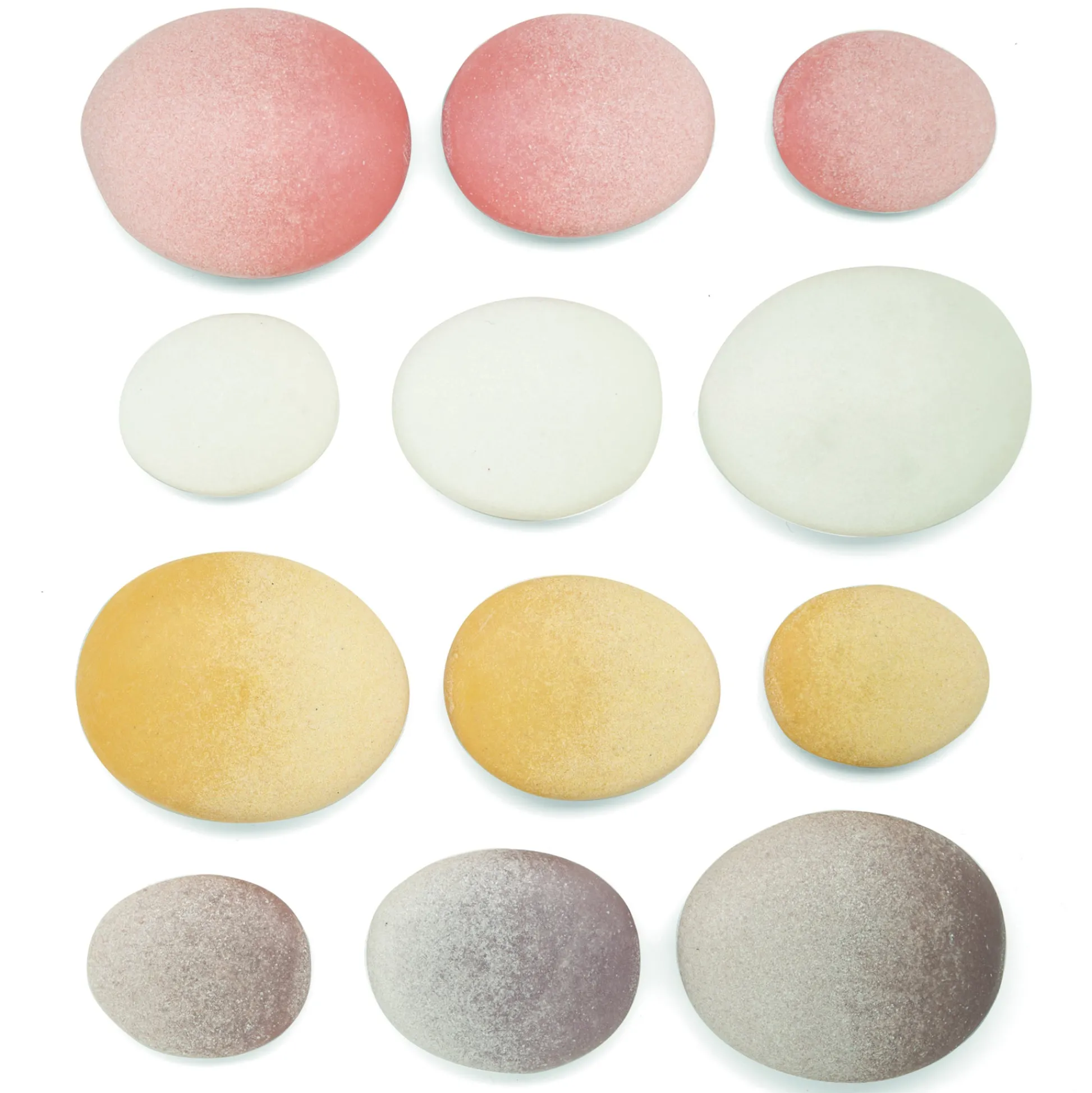 Educators Resource Yellow Door Natural Sorting Stones - Multicolor Educational Set - Pack of 12* Preschool Education Toys & Activities