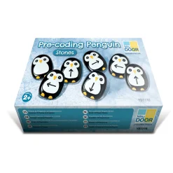 Educators Resource Yellow Door Pre-Coding Penguin Stones - Tactile Learning Set of 18* Preschool Education Toys & Activities