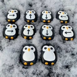 Educators Resource Yellow Door Pre-Coding Penguin Stones - Tactile Learning Set of 18* Preschool Education Toys & Activities