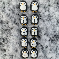 Educators Resource Yellow Door Pre-Coding Penguin Stones - Tactile Learning Set of 18* Preschool Education Toys & Activities