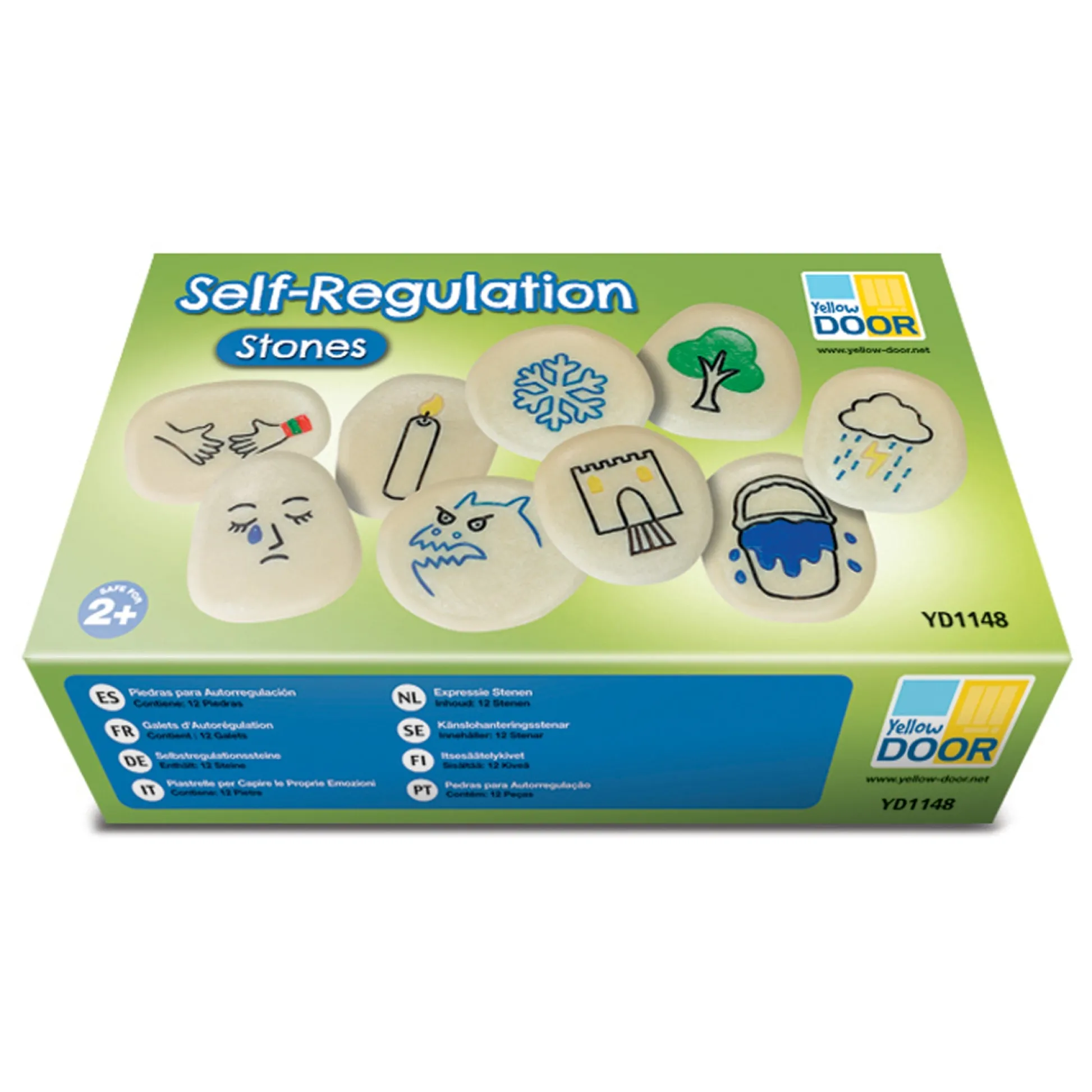 Educators Resource Yellow Door Self-Regulation Stones - Emotional Learning Set - Multi-Color* Social & Emotional Skills|Preschool Education Toys & Activities