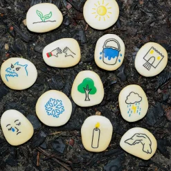 Educators Resource Yellow Door Self-Regulation Stones - Emotional Learning Set - Multi-Color* Social & Emotional Skills|Preschool Education Toys & Activities