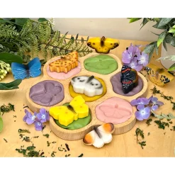 Educators Resource Yellow Door Sensory Play Stone Butterflies - Set of 8* Preschool Education Toys & Activities