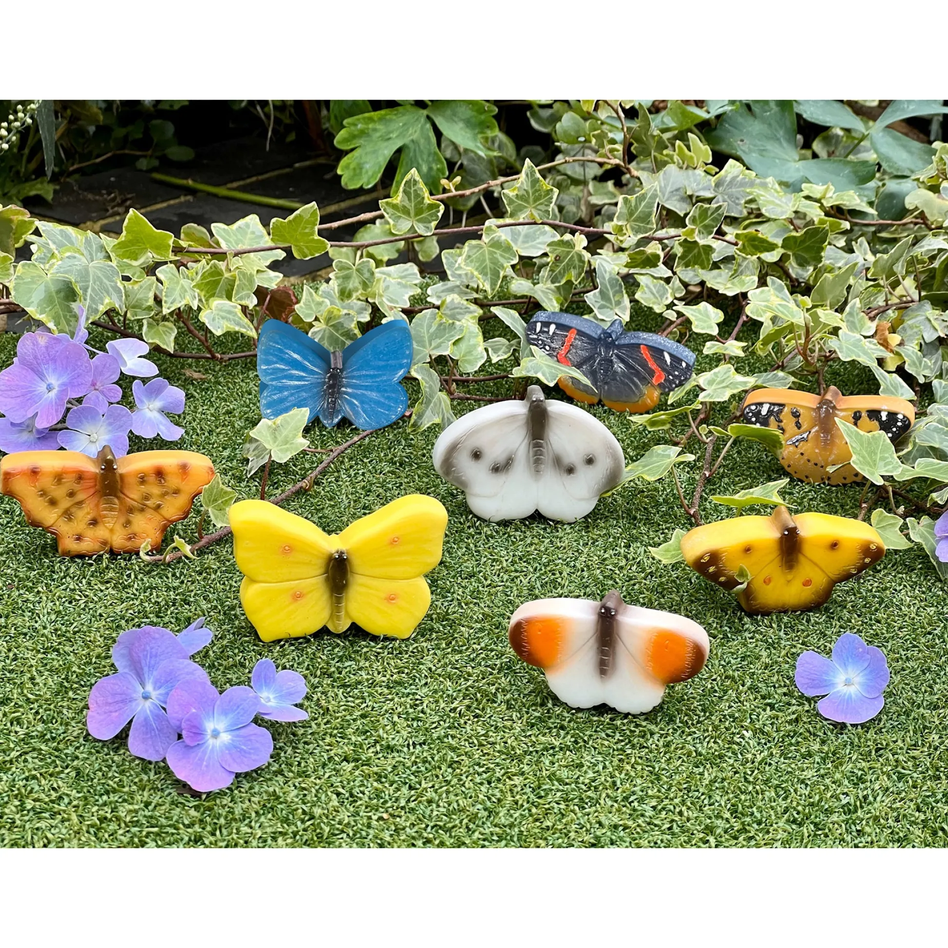 Educators Resource Yellow Door Sensory Play Stone Butterflies - Set of 8* Preschool Education Toys & Activities