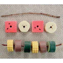 Educators Resource Yellow Door Sensory Play Stones, Threading Kebabs Toy Set* Preschool Education Toys & Activities