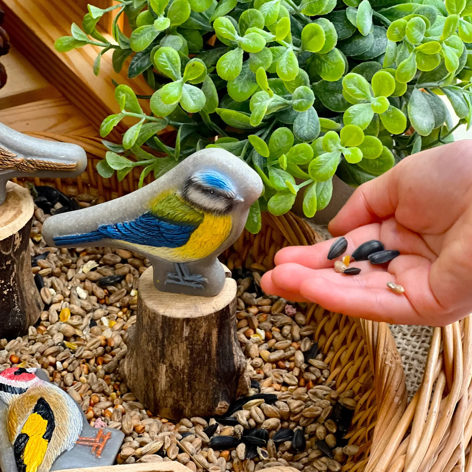 Educators Resource Yellow Door Sensory Play Stone Birds - Interactive Set of 8* Preschool Education Toys & Activities