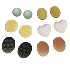 Educators Resource Yellow Door Sensory Worry Stones – Calming Focus Aid for Kids, Set of 12* Social & Emotional Skills|Preschool Education Toys & Activities