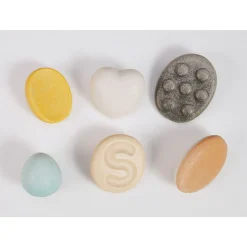 Educators Resource Yellow Door Sensory Worry Stones – Calming Focus Aid for Kids, Set of 12* Social & Emotional Skills|Preschool Education Toys & Activities