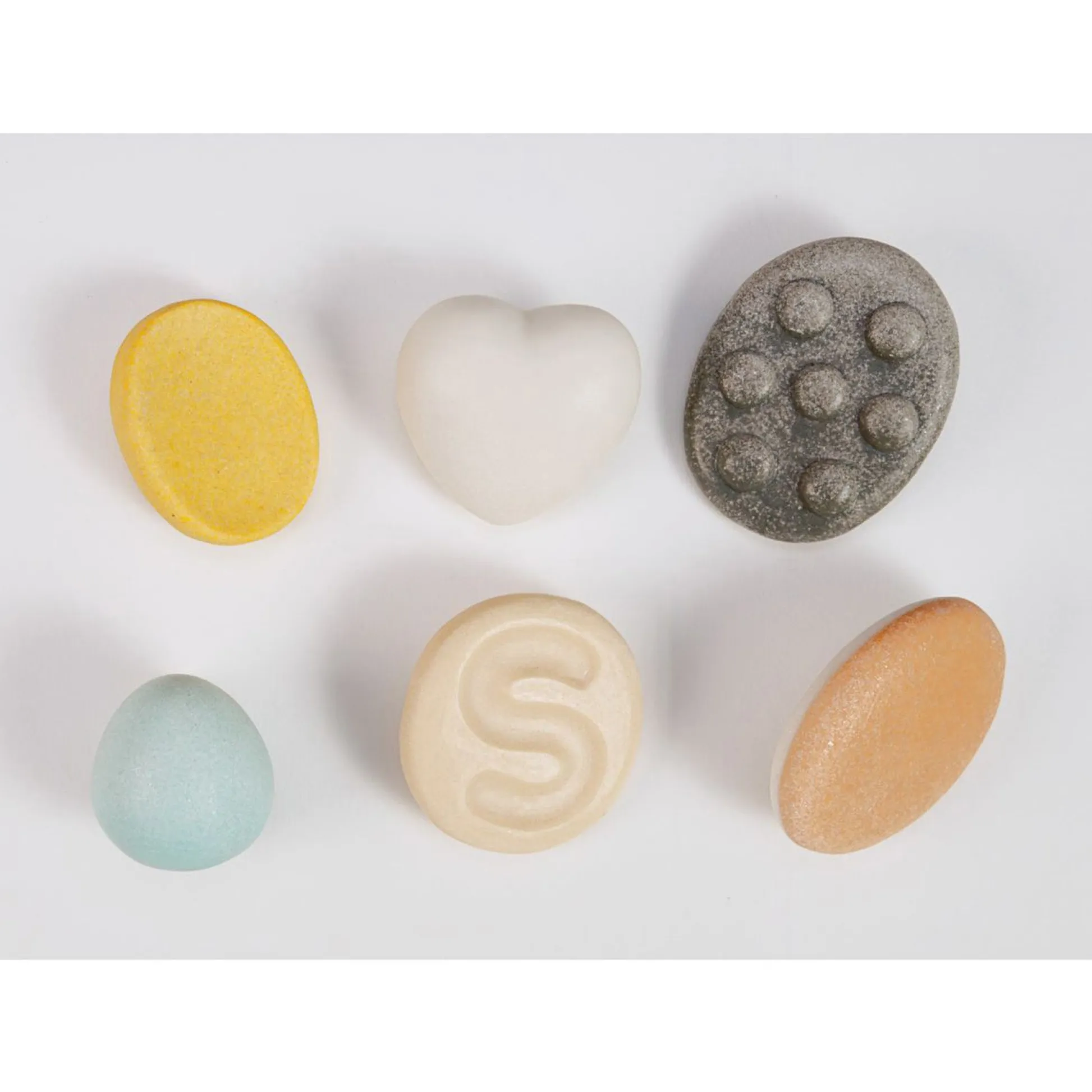 Educators Resource Yellow Door Sensory Worry Stones – Calming Focus Aid for Kids, Set of 12* Social & Emotional Skills|Preschool Education Toys & Activities