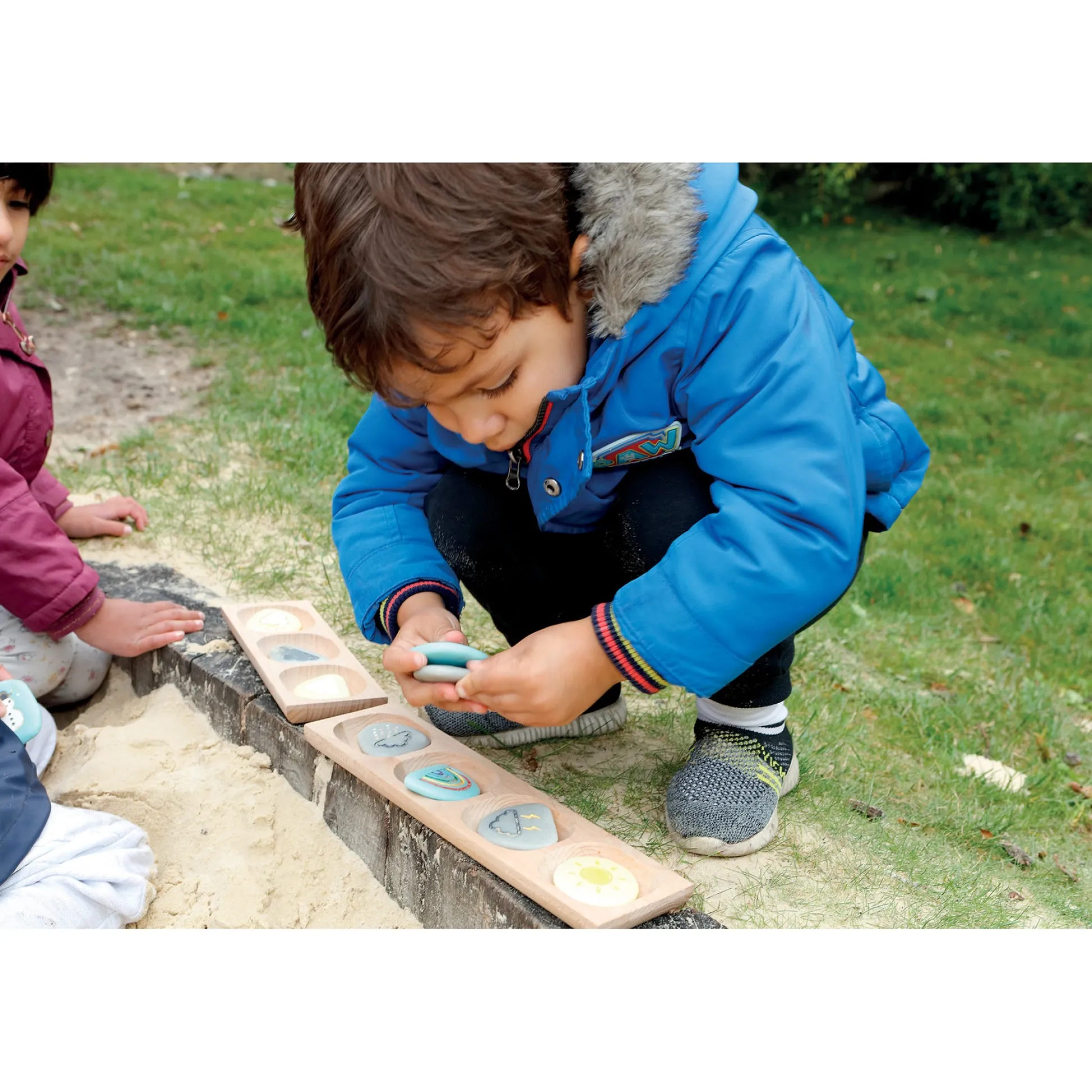 Educators Resource Yellow Door Weather Stones - Educational Outdoor Play Set of 10* Preschool Education Toys & Activities