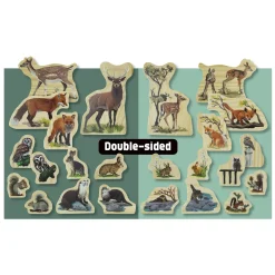 Educators Resource Yellow Door Woodland Animal Families – Enchanting Wooden Playset* Preschool Figures & Playsets|Preschool Education Toys & Activities
