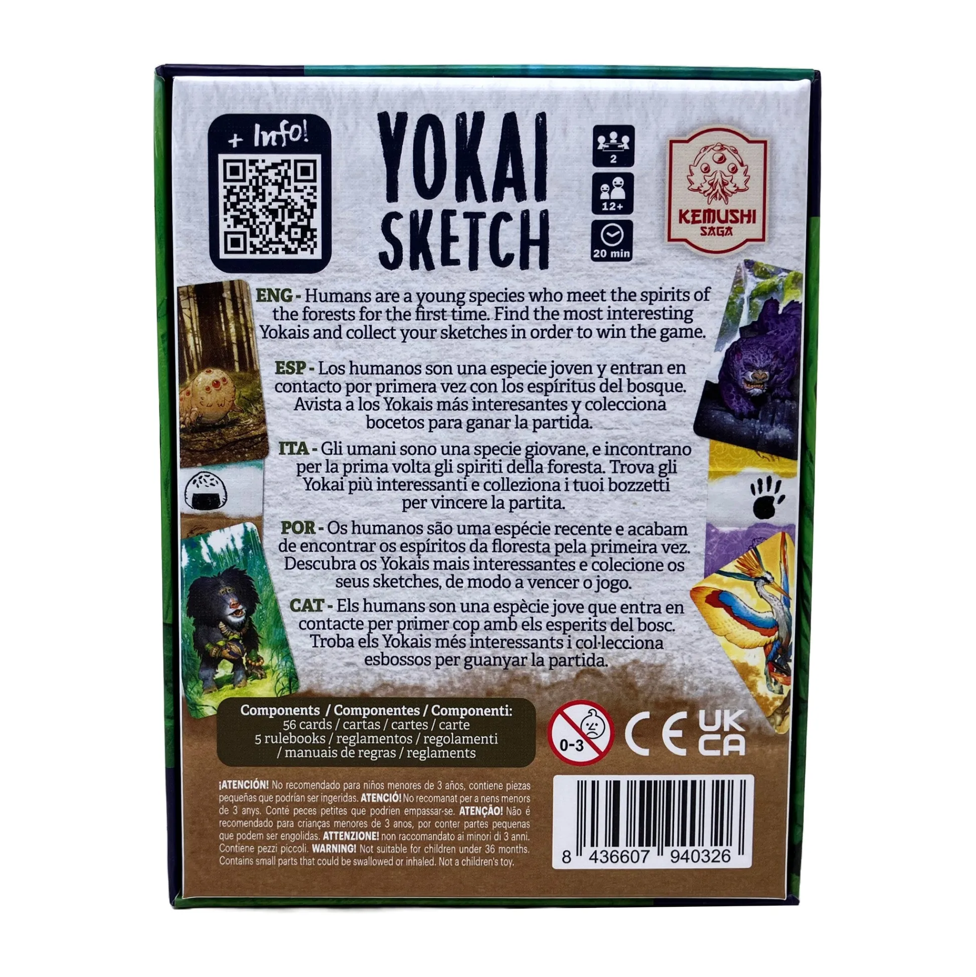 AreYouGame Yokai Sketch Duel Card Game by Ignasi Ferré* Card Games