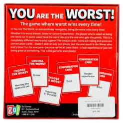 Calendar Holdings, LLC You Are The Worst Game - Hilarious Party Fun* Social & Emotional Skills|Family & Entertainments Games