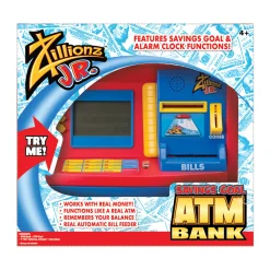 AreYouGame Zillionz Jr. Deluxe Savings Goal ATM Bank - Interactive Money Saving Toy* Preschool Education Toys & Activities