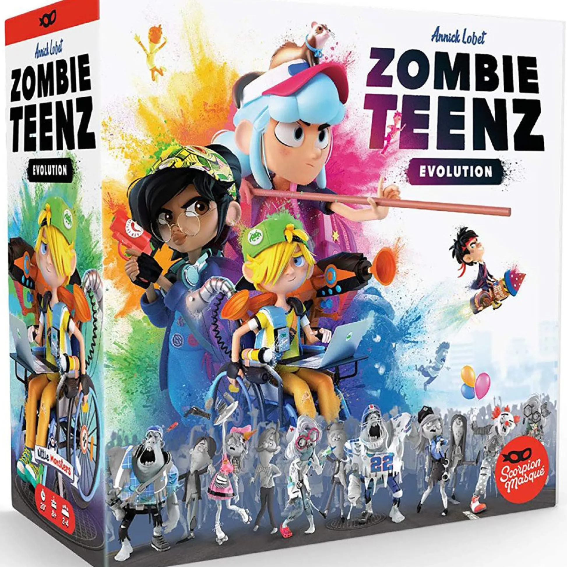 Flat River Group Zombie Teenz Evolution Cooperative Board Game for Ages 8+* Role-Playing Games|Board Games