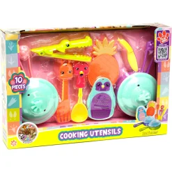 Flat River Group Zoo Troop: 10pc Animal-Themed Kitchen Playset for Kids, Ages 2-8* Kitchens & Play Food|Dress Up