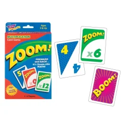 Flat River Group Zoom! Math Mastery Card Game for Kids* Card Games