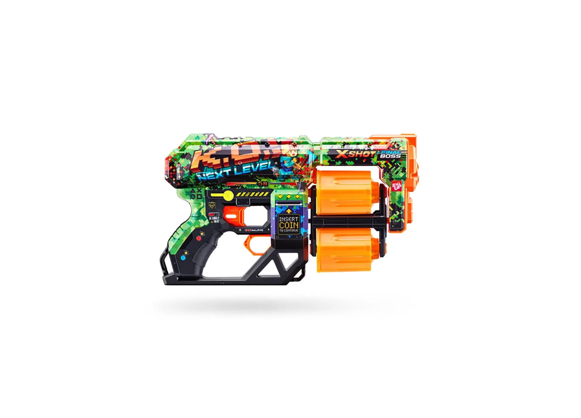 Macy's - Supplier Zuru X-Shot Skins Dread Dart Blaster KO with Dual Rotating Barrels* Nerf & Toy Blasters|Nerf & Toy Blasters